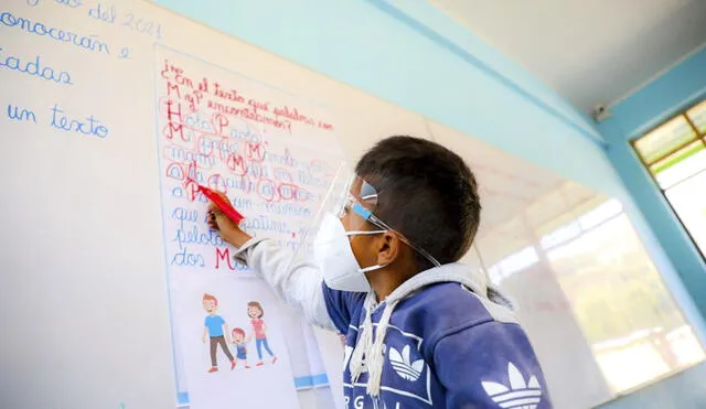 Para Unicef y Unesco, el avance del país en la apertura de escuelas es tan lento y preocupante que debería acelerarse y comenzar ahora mismo donde lo permitan los bajos contagios. Foto: Gore Ayacucho