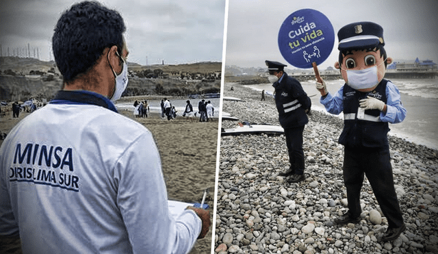 Los ciudadanos que asistan a las playas deberán permanecer dentro de cuadrículas que están instalándose en todos los balnearios del país. Foto: composición LR/ Gerson Cardoso