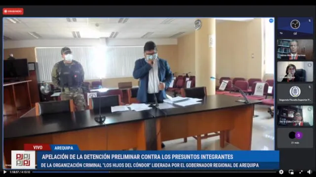 Gerente de Autodema rompió en llanto y aseguró que no cometió ningún delito. Foto: Justicia TV-Poder Judicial del Perú