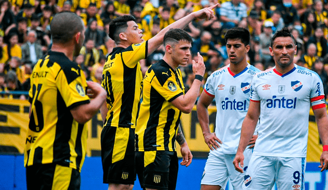 Peñarol y Nacional igualan 0-0 por el clásico uruguayo 2021. Foto: @CampeonatoAUF/Twitter