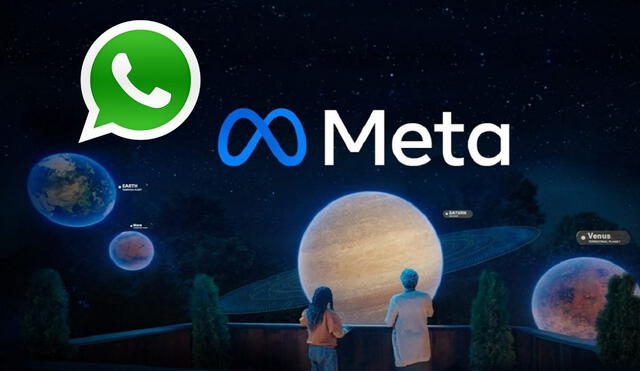 WhatsApp será la primera aplicación de Meta que integrará su nombre. Foto: composición LR/ Meta.