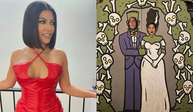 Kourtney Kardashian fue anfitriona de una elaborada celebración de Noche de Brujas. Foto: composición/Instagram/Kourtney Kardashian