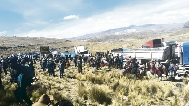 Protestas. Bloqueo del corredor minero contra MMG Las Bambas es constante en la provincia cusqueña de Chumbivilcas
