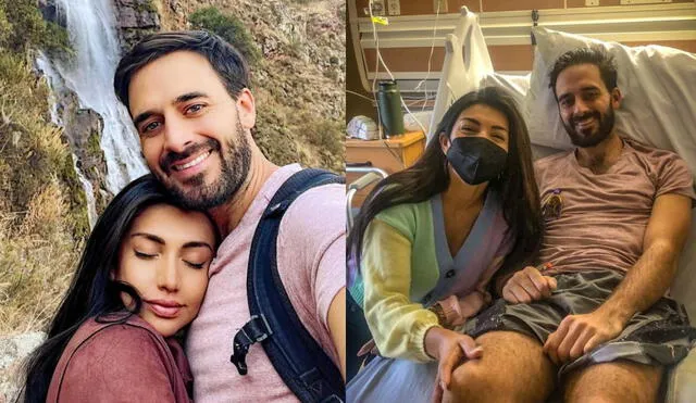 Diana Sánchez y su novio Dan Guido se muestran juntos tras conocerse que él padece de leucemia. Foto: composición/ Instagram