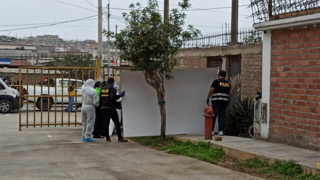 Tras el reporte de los residentes de la zona, el personal de Serenazgo fue el primero en llegar. Foto: Deysi Portuguez / URPI-LR