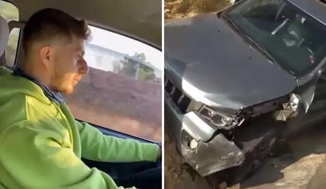 Octavio Ocaña falleció tras estrellar su vehículo contra un muro. Foto: composición/Instagram/Twitter