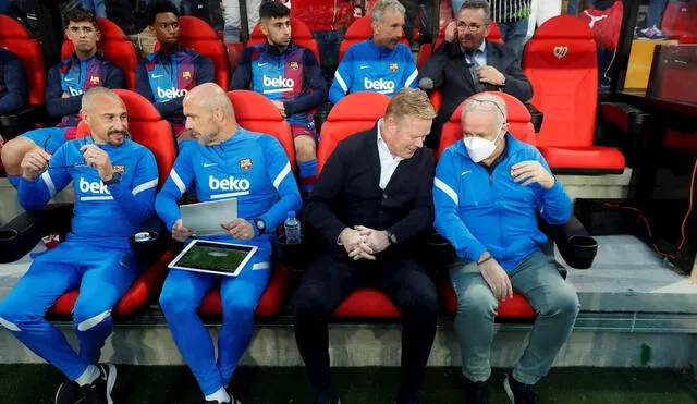 Ronald Koeman solo ganó un titulo con el FC Barcelona: la Copa del Rey. Foto: EFE.