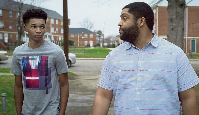 Protagonistas. Isaiah Hill (Jace Carson) junto a O’Shea Jackson Jr. (IKe). Foto: difusión