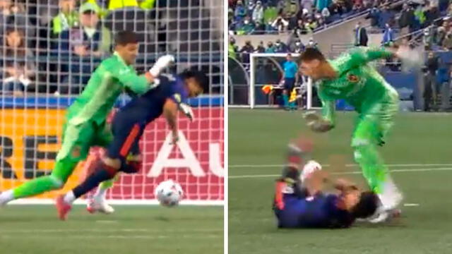 Después de un mesa fuera de la canchas, Raúl Ruidíaz fue titular en el empate de Seattle Sounders y Los Angeles Galaxy. Foto: captura video