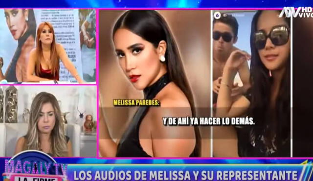 Melissa Paredes y Rodrigo Cuba protagonizan polémica separación. Foto: captura ATV