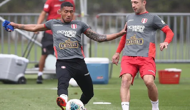 Selección peruana: Chritofer Gonzáles se unió a los entrenamientos tras estar ausente el primer día. Foto: FPF