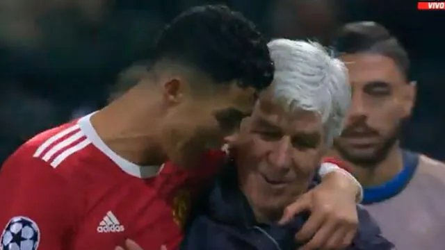 Cristiano Ronaldo en más de una ocasión ha sido elogiado por el técnico Gian Piero Gasperini. Foto: captura ESPN