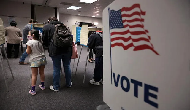 Estados Unidos vuelve a las urnas este martes 2 de noviembre. Foto: AFP