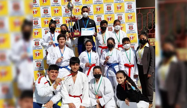 Karatecas destacaron en torneo zonal y avanzan al nacional. Foto: Kiritsu Chikara