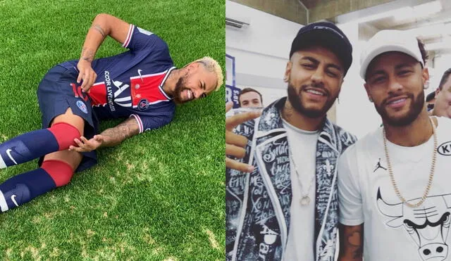 Imita casi todos los gestos de Neymar dentro y fuera de la cancha. Foto: Instagram sosiadoney