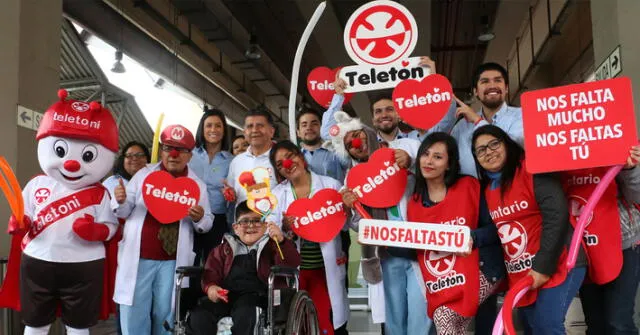 Este año la Teletón se realizará el 6 de noviembre. Foto: Teletón Perú