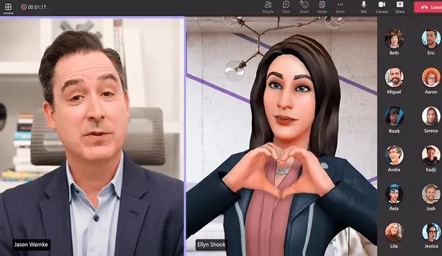 Los usuarios de Microsoft Teams podrán usar avatares en sus reuniones. Foto: The Verge