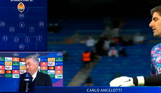 Carlo Ancelotti regresó al Real Madrid tras varias temporadas. Foto: captura/Movistar Liga de Campeones