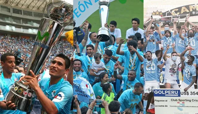 Sporting Cristal es el tercer máximo campeón peruano. Fuente: Composición Andina