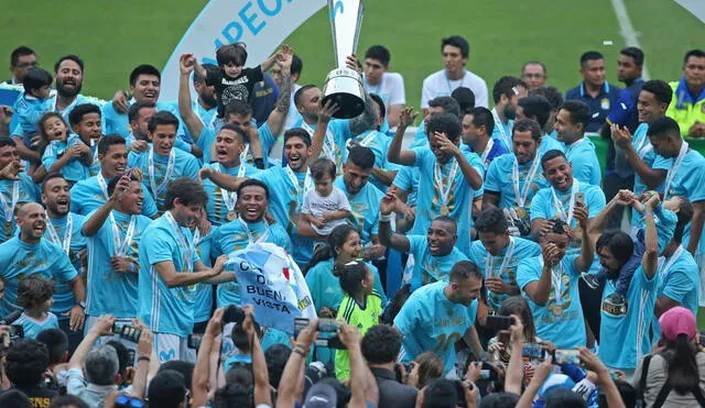 Sporting Cristal consiguió su estrella 19 en una de las mejores campañas de su historia. Fuente: Andina