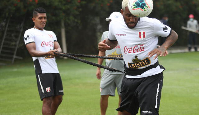 Selección peruana: Los 11 futbolistas del torneo local entrenaron en la Videna. Foto: FPF