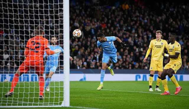 Manchester City vs. Brujas: los dirigidos por Guardiola suman nueve puntos y son punteros del grupo A. Foto: Champions League/Twitter