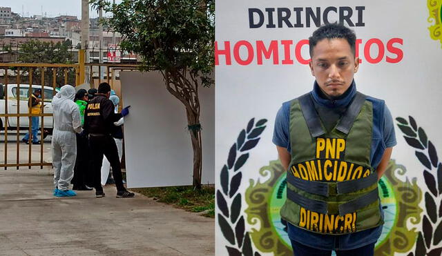 Fabrizio Stephano Villavicencio Bravo, de 24 años, confesó el feminicidio de su pareja y la PNP solicitó detención preliminar por 72 horas para la reconstrucción del crimen. Foto: PNP