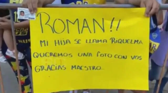Boca Juniors: Hincha llama a su hija Riquelma en honor al ídolo del equipo xeneize. Foto: Captura ESPN