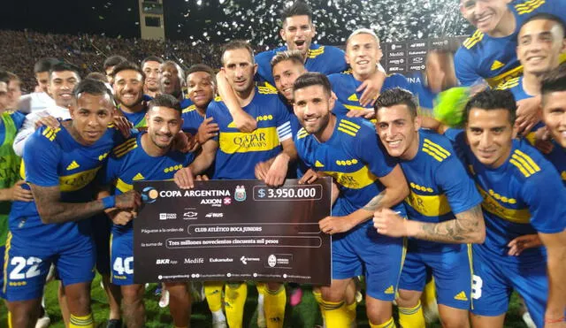 Boca Juniors clasificó a la final de la Copa Argentina 2021, la cual ganó en las ediciones 2012 y 2015. Foto: Copa_Argentina