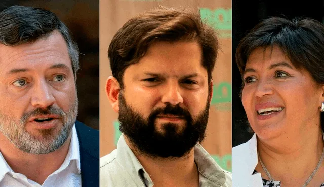 Los candidatos Gabriel Boric, José Antonio Kast y Yasna Provoste buscan reemplazar a Sebastián Piñera para liderar a Chile. Foto: AFP