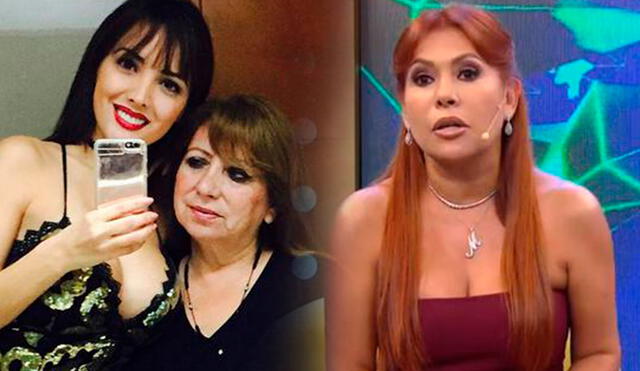 Doña Blanca López respondió a Magaly Medina por criticar a Rosángela Espinoza frente a cámaras. Foto: captura/ATV/difusión