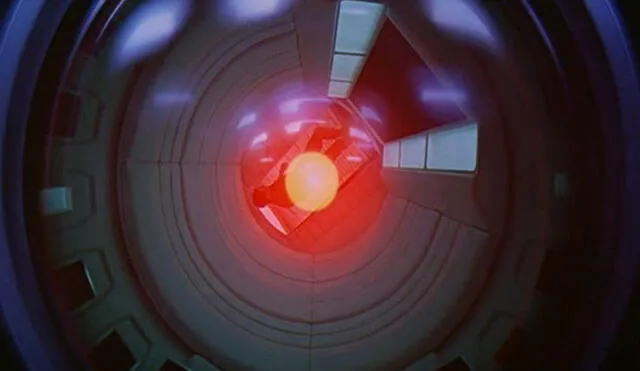 Ojo cibernético de Hal 9000, la supercomputadora de la película '2001: una odisea del espacio'. Foto: referencial / fotograma del film '2001: A Space Odyssey'