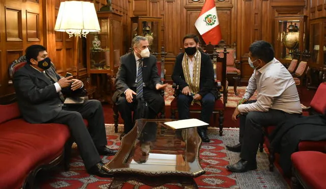 Bellido, Cerrón y Quito, junto al ala radical de Perú Libre, no respaldaron al gabinete ministerial de Mirtha Vásquez. Foto: captura de Twitter