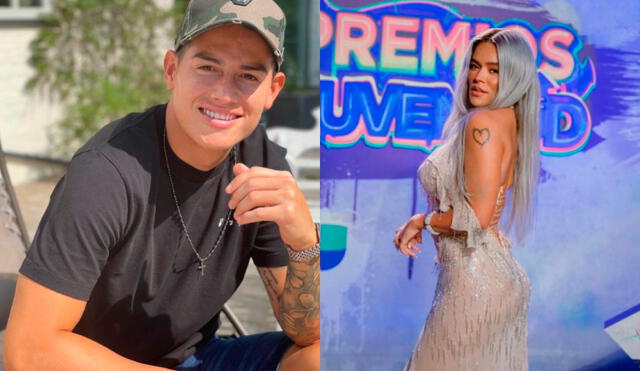 Diferentes señales sugieren que existe un posible acercamiento entre Karol G y James Rodríguez. Foto: composición/Karol G/James Rodríguez/Instagram