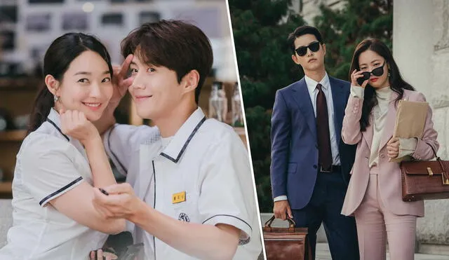 Hometown cha cha cha y Vincenzo son dos de los estrenos más populares de tvN en el 2021. Foto: composición/tvN