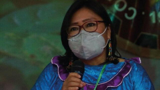 Laboró hasta hace algunos días en la Asociación Interétnica de Desarrollo de la Selva Peruana (Aidesep) como directora de Programa Mujer Indígena. Foto: Gobierno