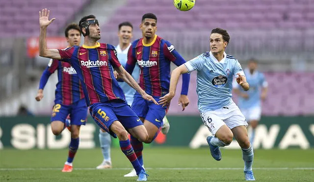 FC Barcelona y Celta de Vigo se enfrentarán en Balaídos. Foto: AFP