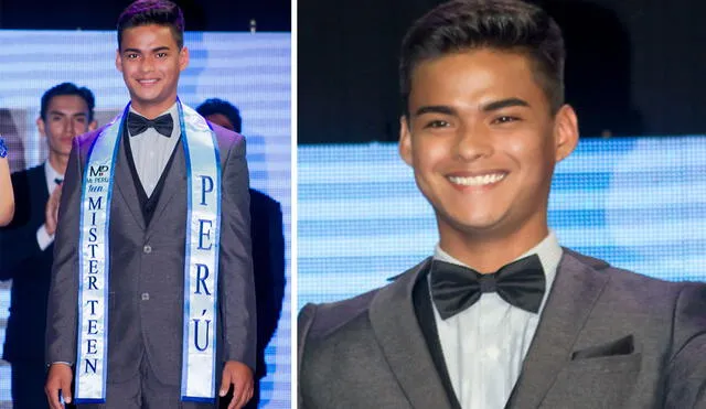 Ivo Almeida, Mister Teen Perú 2021, es estudiante de Ingeniería de Sistemas. Foto: Mister Teen Perú 2021 / Instagram