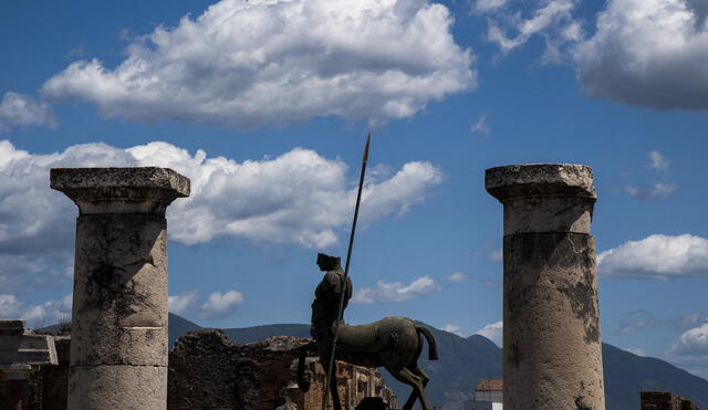 Una vista muestra a Pompeya, el sitio arqueológico de fama mundial de Italia. Foto: Tiziana Fabi/AFP