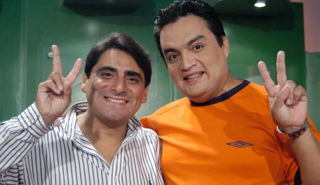Carlos Álvarez y Jorge Benavides conformaron una gran dupla cómica en El especial del humor. Foto: GLR