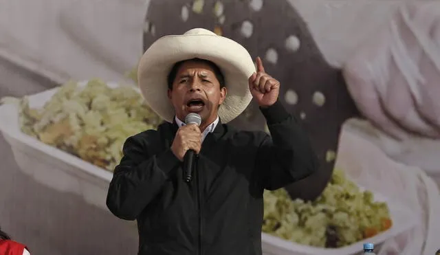 Pedro Castillo durante una actividad en San Juan de Lurigancho. Foto: Antonio Melgarejo/La República