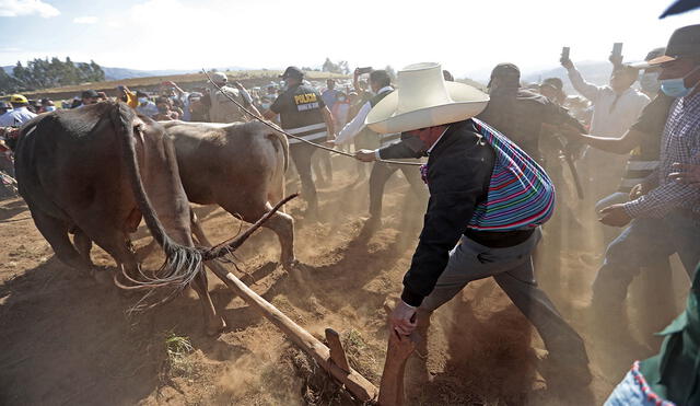 Presidente Pedro Castillo cumplió con actividades en Apurímac. Foto. Presidencia