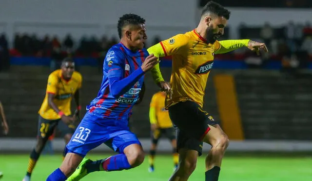 Barcelona SC abrió el marcador a los 4' con el tanto de Leonel Quiñonez. Foto: Barcelona SC