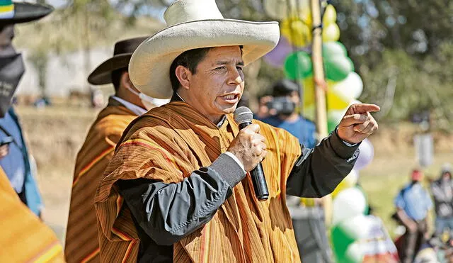 Rechazo. Castillo salió al frente de críticas a su gobierno. Foto: Presidencia