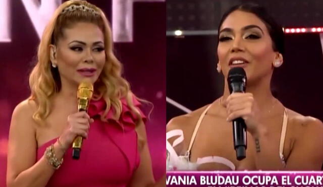 Gisela Valcárcel destaca la participación de Vania Bludau en Reinas del show. Foto: captura de América TV