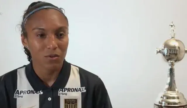 Alison Reyes es campeona con Alianza Lima en la Liga Femenina FPF 2021. Foto: captura CONMEBOL Libertadores Femenina.