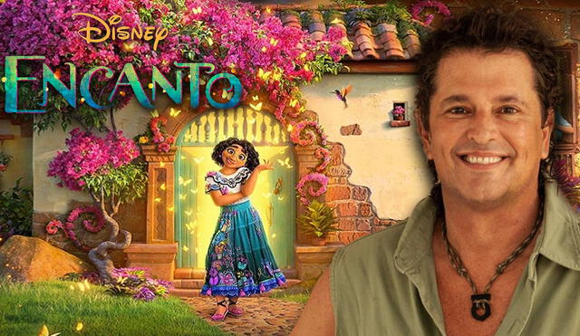 "Colombia, mi encanto" es el título del tema principal de la película Encanto, la cual es intepretada por Carlos Vives. Foto. composición/ Disney