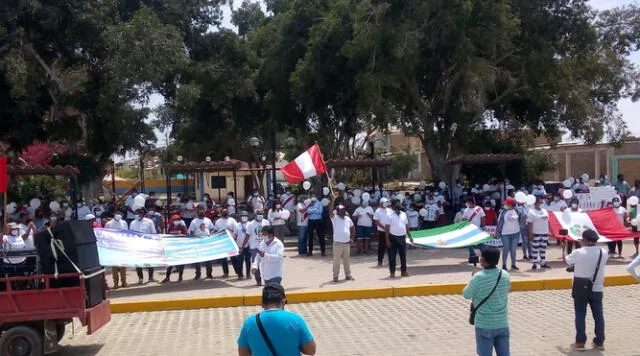 Pidieron apoyo de las autoridades locales y congresistas por Piura. Foto: Juan Carlos Barrientos