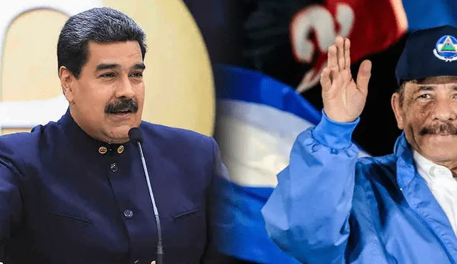 El presidente de Venezuela, Nicolás Maduro, felicitó a su homólogo nicaragüense, Daniel Ortega, ante su predecible victoria en las elecciones de Nicaragua. Foto: composición/AFP