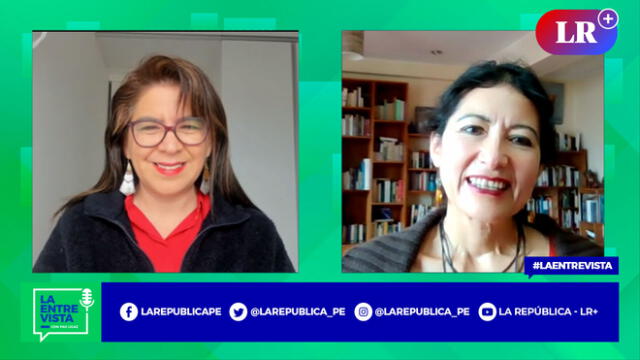 La escritora peruana Karina Pacheco, en La Entrevista. Video: LR+